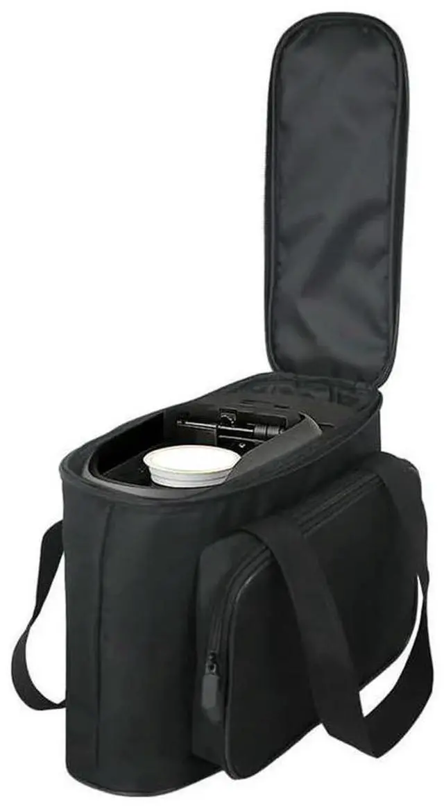 Alt view image 2 of 3 - Travel Case Coffee Machine Bag Compact Design Oxford Cloth Material Side Compartments Coffee Maker