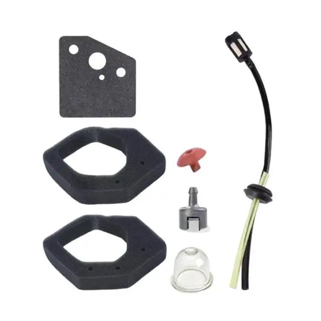 Alt view image 3 of 3 - For HONDA GX22 GX25 GX31 GX35 4-cycle Engine Part Replacement Carburetor Black Air Filter Included Gasket Included