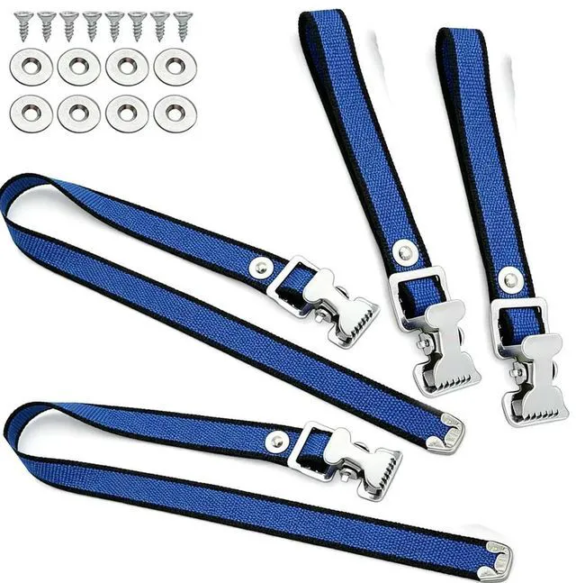 Main image of 4PCS Replacement Straps for Drywall For Stilts Adjustable Height Foot Bands Made of Nylon and l Components
