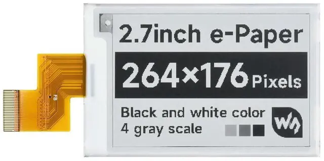 Alt view image 3 of 3 - 264x176, 2.7inch E-Ink raw display