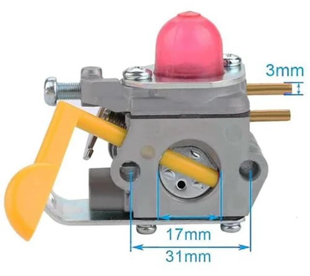 Alt view image 2 of 3 - Silver SST25 Carburetor Replacement Carburetor For Trimmers Carburetor Fuel System Repair Optimized Fuel-air Mixture