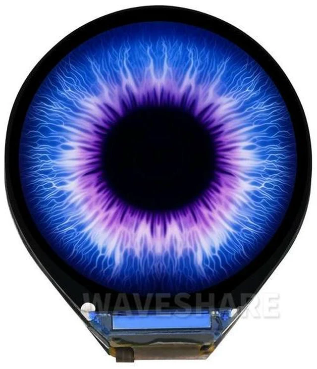 Main image of CCZYF-0.71inch Round LCD Display Module, 160×160 Resolution, SPI Interface, 65K colors