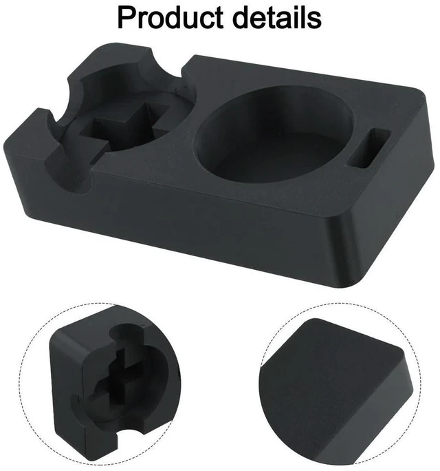 Alt view image 2 of 3 - Espresso Tamping Station with Tamper Base and Portafilter Holder Compatible with For ES601 655 701 Models for Efficient Use