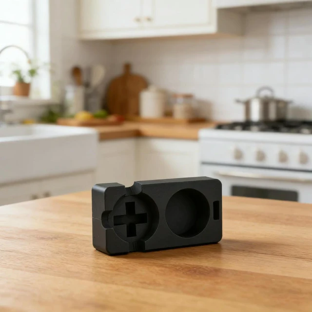 Alt view image 3 of 3 - Espresso Tamping Station with Tamper Base and Portafilter Holder Compatible with For ES601 655 701 Models for Efficient Use