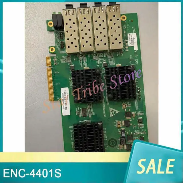 Main image of 4-Port Gigabit Ethernet Card ENC-4401S 100% Tested Fast Ship