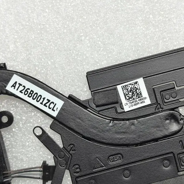 Alt view image 3 of 3 - 034T0C For Latitude 7390 2 in 1 Laptop CPU Cooling Fan With Heatsink Cooler Fan 34T0C CN-034T0C AT26B001ZCL
