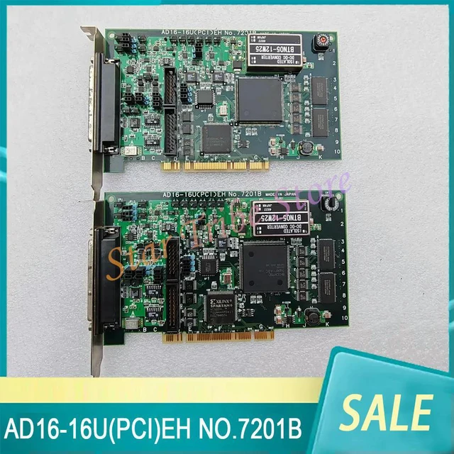 Main image of PCI Data Acquisition Card AD16-16U(PCI)EH NO.7201B Board