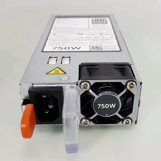 Alt view image 2 of 3 - For R520 R620 R720 T620 T420 750W Power Supply F750E-S0 E750E-S0 D750E-S3 05NF18 06W2PW 079RDR 09PXCV 0YNCW3