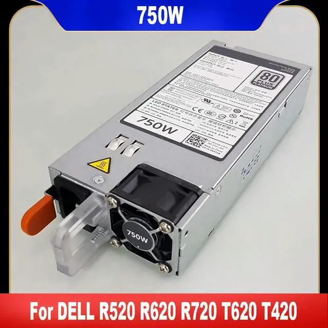 Main image of For R520 R620 R720 T620 T420 750W Power Supply F750E-S0 E750E-S0 D750E-S3 05NF18 06W2PW 079RDR 09PXCV 0YNCW3