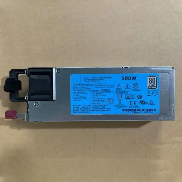 Alt view image 3 of 3 - For DL360 DL380 DL388 DL560 ML350 G9 Server Power Supply HSTNS-PC40 500W 723594-001 723595-501 723595-201 754377-001