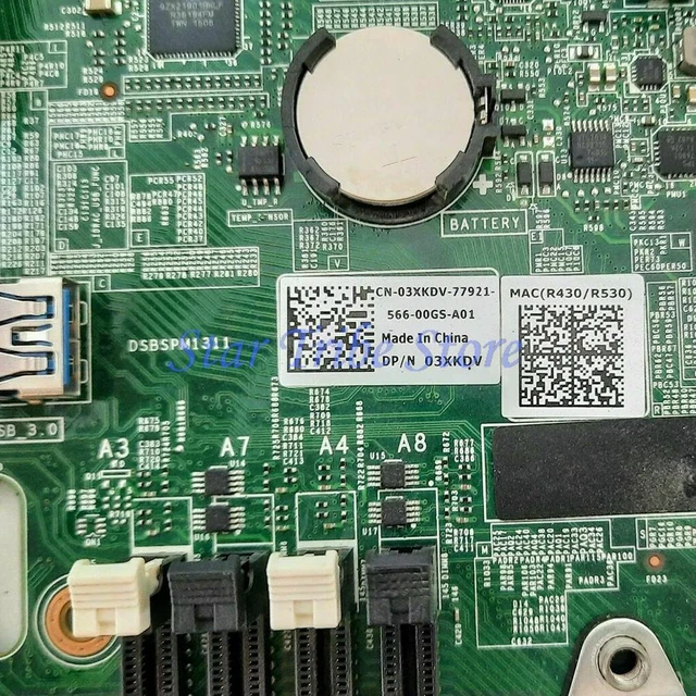 Alt view image 3 of 6 - Mainboard R430 R530 0HFG24 03XKDV CN-0HG24 Motherboard