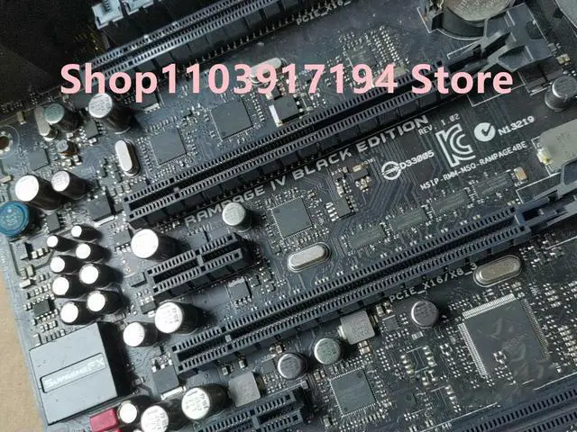 Main image of RAMPAGE IV BLACK EDITION R4BE Motherboard