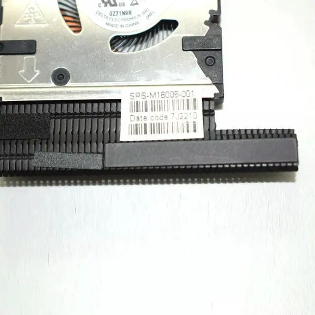 Alt view image 3 of 3 - M16006-001 For EliteBook X360 1030 1040 G7 G8 Laptop CPU Cooling Fan GPU Cooler Fan With Heatsink