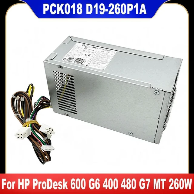Main image of PCK018 D19-260P1A For ProDesk 600 G6 400 480 G7 MT 260W Power Supply L70041-004 L70041-001 PA-2251-5HK Fast Ship