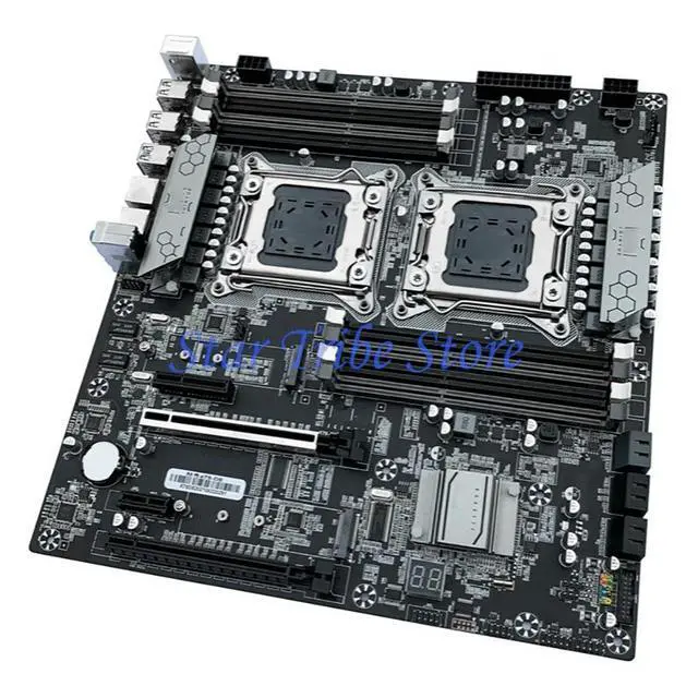 Alt view image 3 of 3 - LGA2011 DDR3 512GB PCI-E 3.0 E-ATX Dual-Channel Motherboard USB3.0*3 USB2.0*6 X79 X79-D8