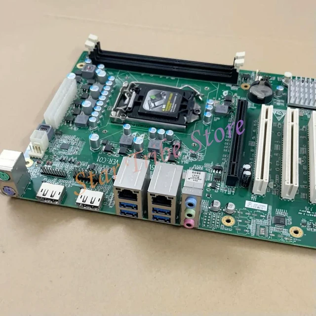 Alt view image 3 of 3 - Industrial Control Computer Motherboard ECO-1815V2NAR VER: C01 EC0-1815V2NAR VER: C01