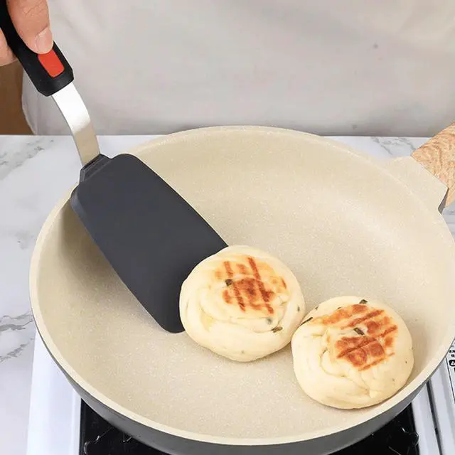 Main image of Silicone Spatula Set 5 Pack for Nonstick Cookware Flexible Heat Resistant Up to 600F Dishwasher Safe Kitchen Utensils
