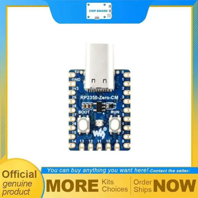 Main image of RP2350-Zero-CM Mini Board, RP2350 Dual-Architecture MCU, USB-C Plug, 12 PIO Interfaces