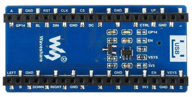 Alt view image 2 of 3 - 0.96inch LCD Display Module for Raspberry Pi Pico, 65K Colors, 160×80, SPI