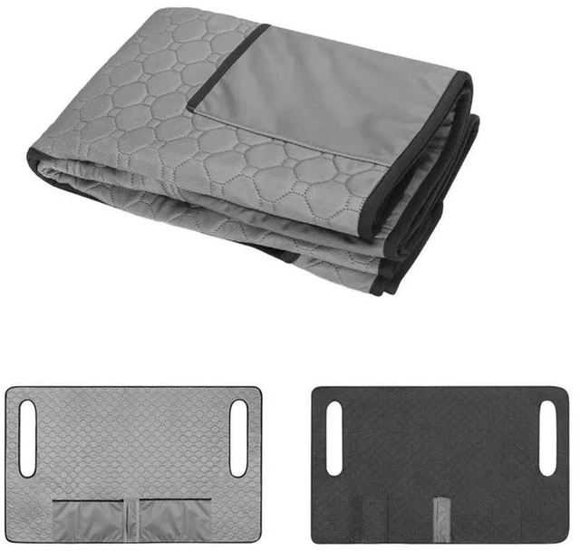 Alt view image 3 of 3 - Fit For Golf Cart Seat Blanket with 2 Side Pockets Non Slip Dots and Handle Cutouts 50.5 x 31.7 Inch Dimensions