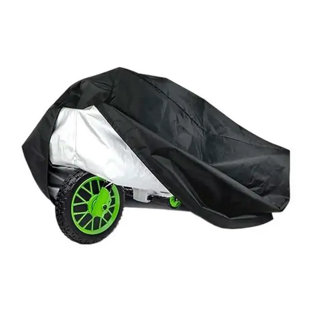 Alt view image 2 of 3 - Weatherproof Child Bike Cover Garage Protection Waterproof Motorcycle Cover Waterproof Oxford Fabric Adjustable Bottom Rope