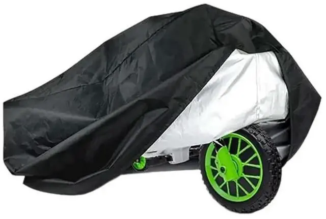 Main image of Weatherproof Child Bike Cover Garage Protection Waterproof Motorcycle Cover Waterproof Oxford Fabric Adjustable Bottom Rope