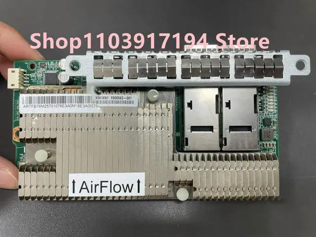 Main image of X900563-001 Dual port 40Gbps PCI Express Passthrou QSFP Sandwich card