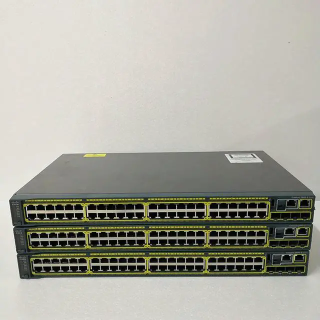 Alt view image 3 of 3 - 1 PCS WS-C2960S-48TS-L 48 Port Gigabit 4SFP Optical Port Management Network Switch
