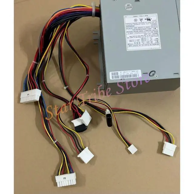Alt view image 3 of 3 - Power Supply PS-5251-1D 250W P1 Interface 24-Pin 4 IDE Interfaces CPU P2 Interface 16-Pin
