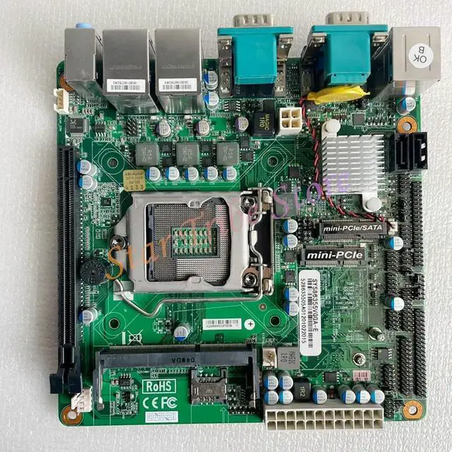 Alt view image 3 of 3 - Dual Gigabit Ethernet Port Industrial Control Motherboard SYS86355VGGA-E