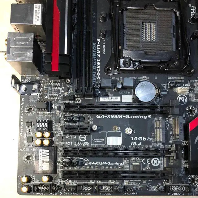 Alt view image 2 of 3 - X99 GA-X99M-Gaming 5 X99M-Gaming 5 LGA2011-3 Core i7 Processors DDR4 64GB Micro ATX Motherboard