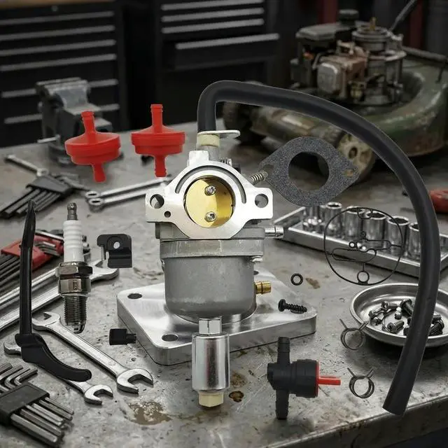 Alt view image 3 of 3 - For & CarFor Buretor Kit for 17to 19Engines CompatiFor Ble with 698944 595210 792036 793371 696353 794459