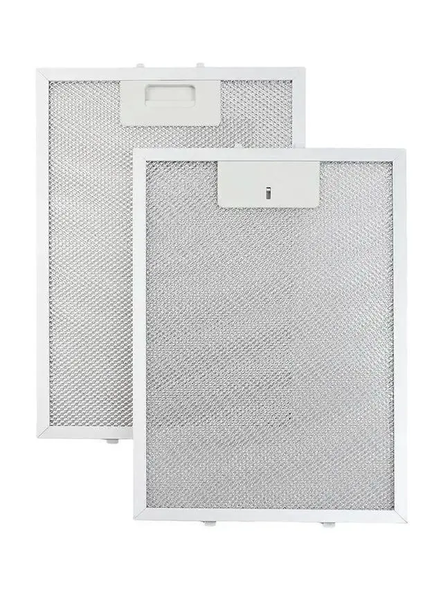 Alt view image 2 of 3 - 2PCS Aluminum Range Hood Filters l Mesh Extractor Vent Filter for Efficient Grease Capture 330 x 230 x 9mm