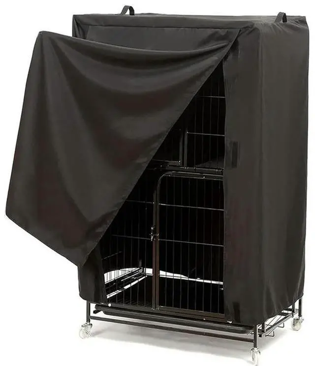 Alt view image 2 of 3 - 210D Oxford Cloth Bird Cage Cover Waterproof Lightproof Dustproof for Outdoor Indoor Birdcage Use 104 69 122 cm
