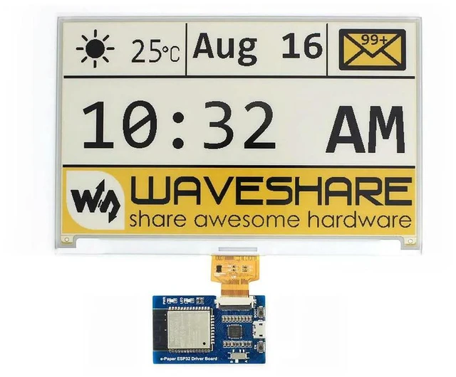 Alt view image 3 of 3 - Universal e-Paper Driver Board with / Bluetooth SoC ESP32 onboard, supports various SPI e-Paper raw panels