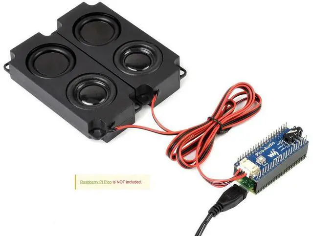 Main image of Audio Expansion Module For Raspberry Pi Pico, Headphone And Speaker Signal Output At The Same Time