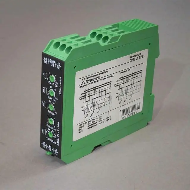 Alt view image 3 of 6 - EMD-FL-V-300 Voltage Monitor Monitoring Relay 2866048