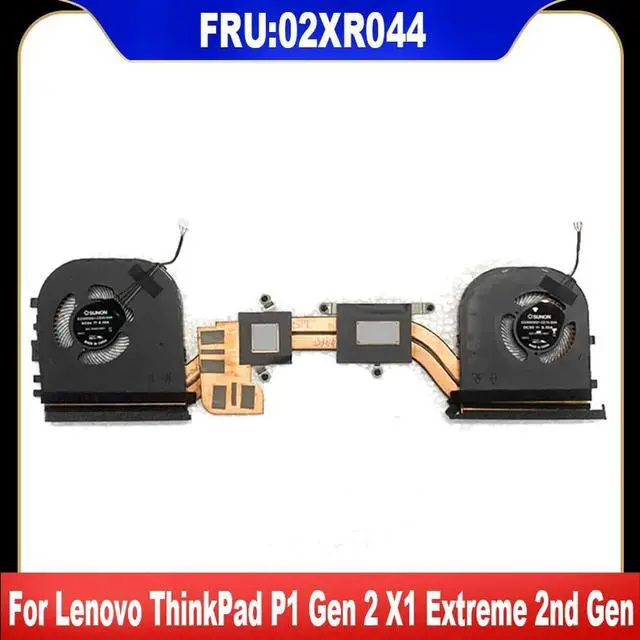 Main image of 02XR044 For ThinkPad P1 Gen 2 X1 Extreme 2nd Gen CPU Cooling Fan Cooler Fan Heatsink Radiator
