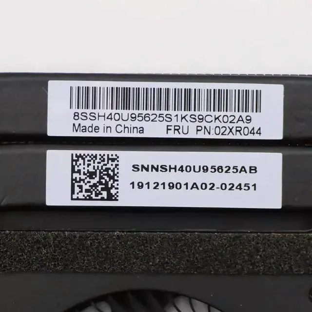Alt view image 3 of 3 - 02XR044 For ThinkPad P1 Gen 2 X1 Extreme 2nd Gen CPU Cooling Fan Cooler Fan Heatsink Radiator