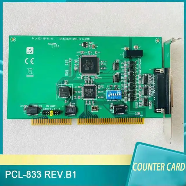 Main image of 3-Axis Quadrature Encoder Counter Card Fast Ship PCL-833 REV.B1