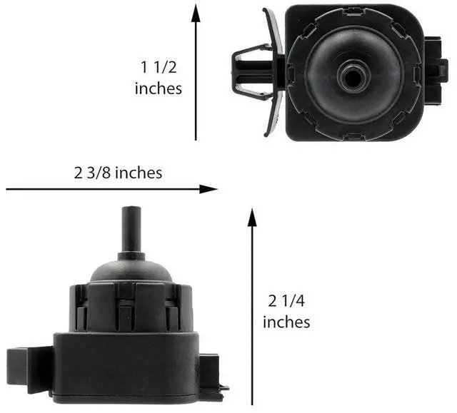 Main image of 134762010 For Electrolux Pressure Switch for Washing Machines Fits Friggdale Models Black 12x6x6cm Plastic Body