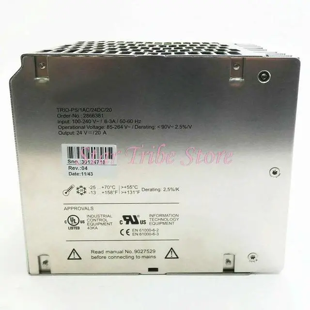 Main image of TRIO POWER TRIO-PS/1AC/24DC/20-2866381 Switching Power Supply 2866381