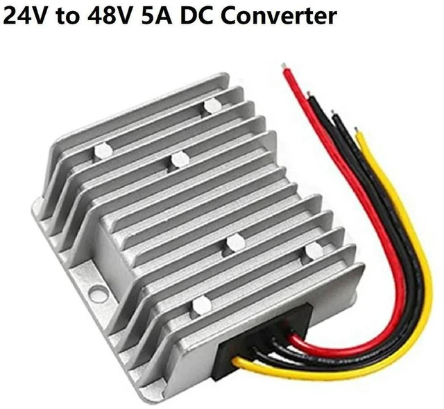 Alt view image 2 of 3 - Waterproof 24V to 48V DC-DC Boost Regulator 240W 5A for Vehicle Electrical Systems and Remote Monitoring Units