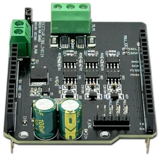 Alt view image 3 of 3 - For SimpleFOC Shield V2.0.4 Motor Controller Board for NNO and For Stm32 For BLDC FOC Driver with IR2104 and INA240