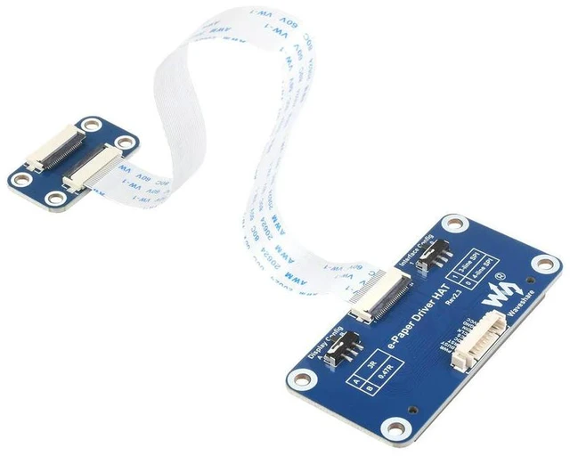 Alt view image 2 of 3 - Universal e-Paper Raw Panel Driver HAT Supports Most SPI SPI e-Paper Panels