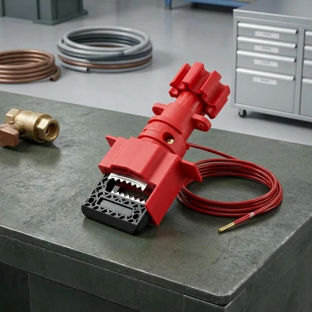 Main image of UV-03 Valve Lock for Gate Valves with 40mm Max Handle Width and 28mm Max Thickness Suitable for LOTO Procedures
