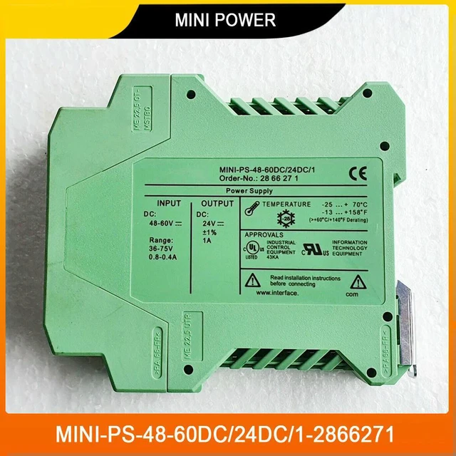 Main image of MINI-PS-48-60DC/24DC/1 2866271 MINI POWER DC/DC Converter Power Supply