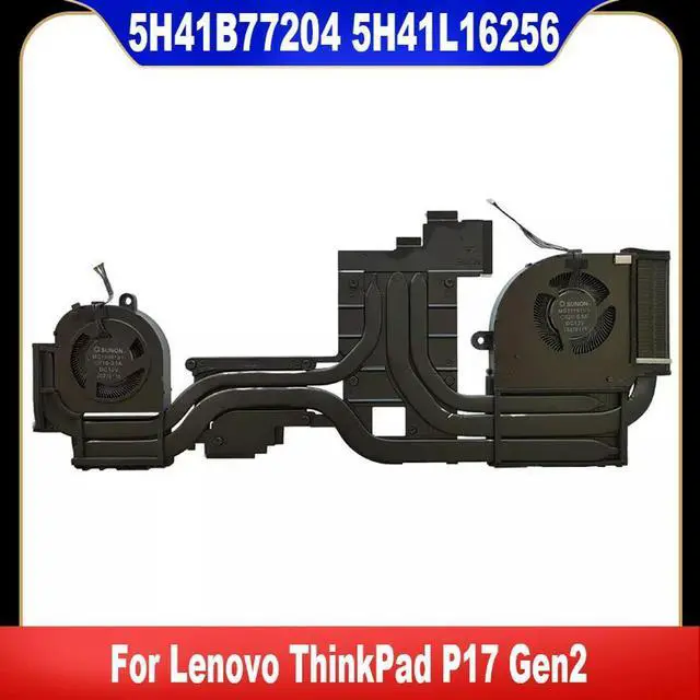 Main image of 5H41B77204 For ThinkPad P17 Gen 2 N20E Laptop CPU Cooling Fan GPU Cooler Heatsink Radiator 5H41L16256 Tested