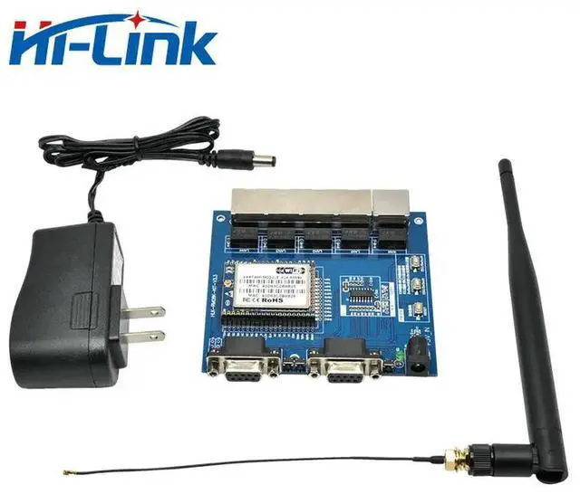 Main image of Ethernet to module with MT7688K chipset HLK-RM08K startkit