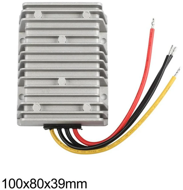 Alt view image 2 of 3 - 12V to 24V 360W Boost Converter 15A Rated Current IP68 Waterproof Design for Industrial Automation and Mobile Power Solutions